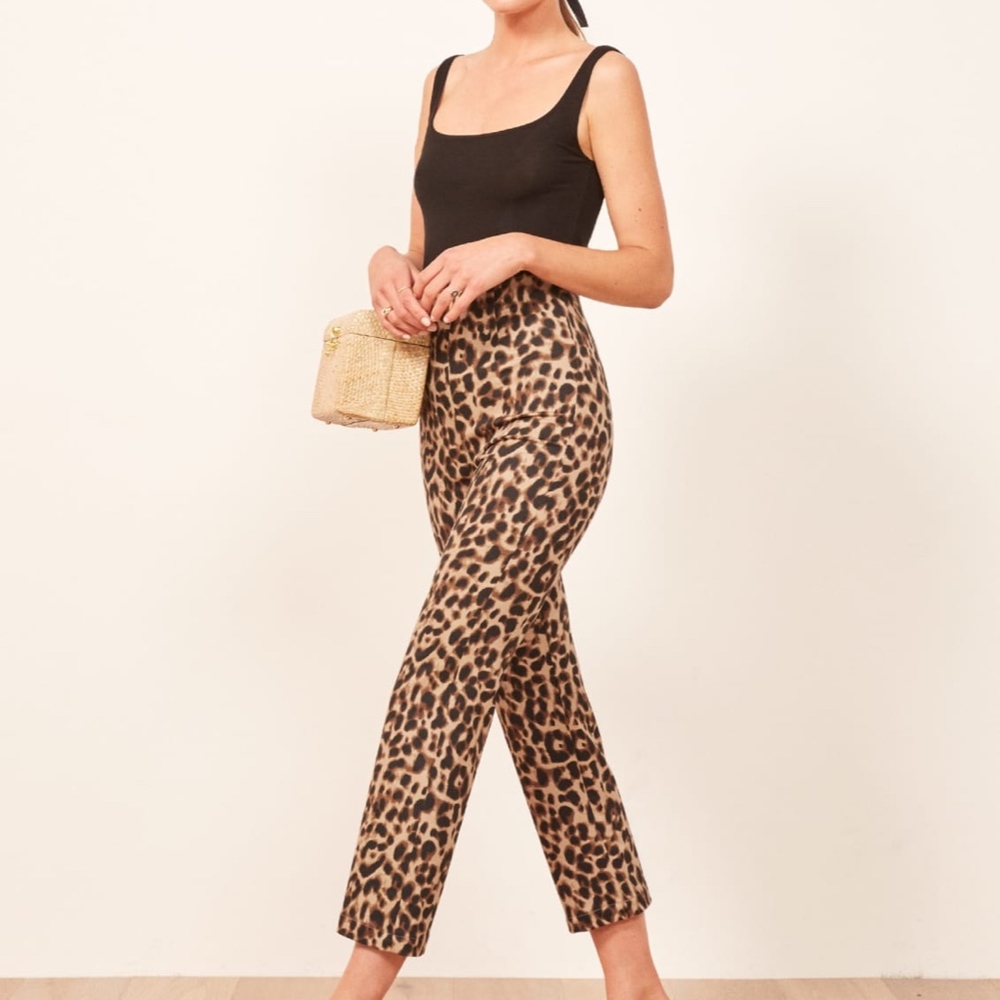 Reformation Marlon Pant (Leopard) - Picture 2 of 7